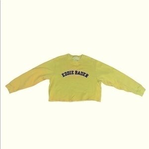 Vintage Eddie Bauer cropped sweatshirt size L